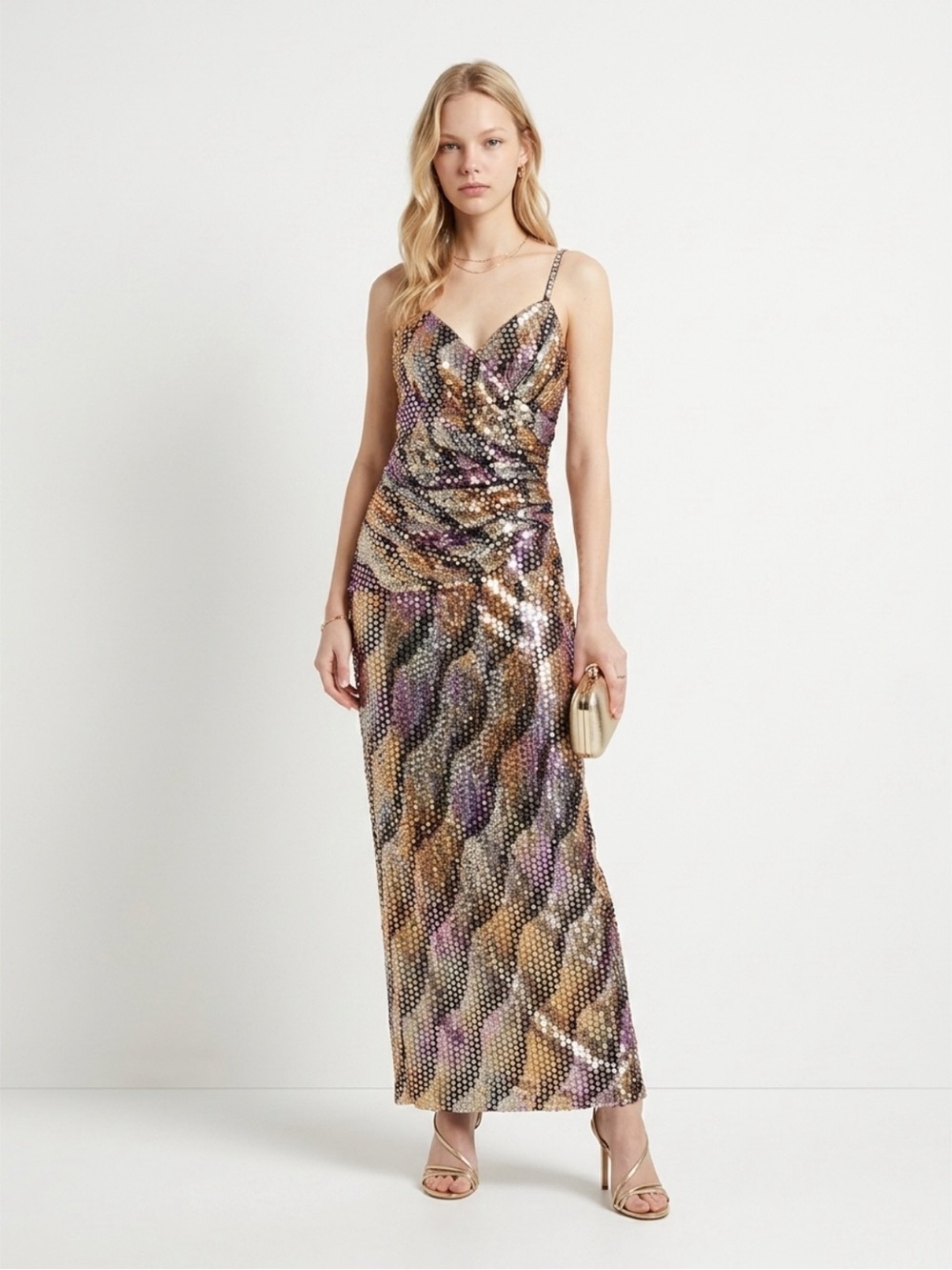 VINTAGE Alyce Designs Sequin Gown